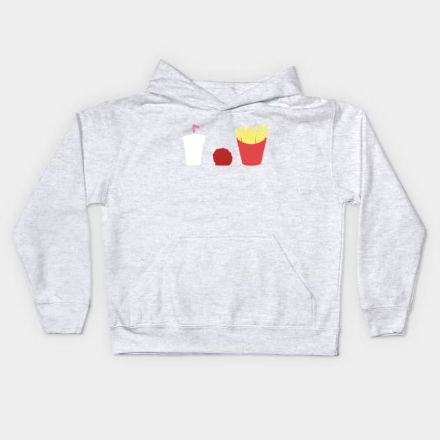 Minimalist Aqua Teen Hunger Force - ATHF Kids Hoodie by Tyler Haddad